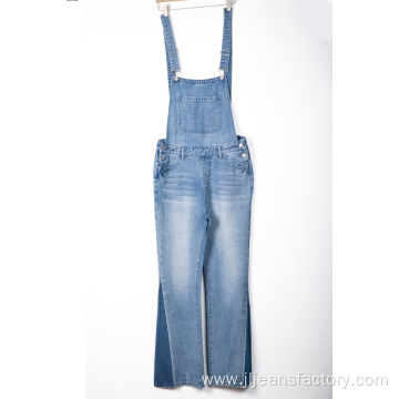 Fashion Denim Long Overalls Ladies Jeans Wholesale